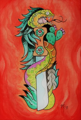 El Machete de Quetzalcoal por Mushroomiket